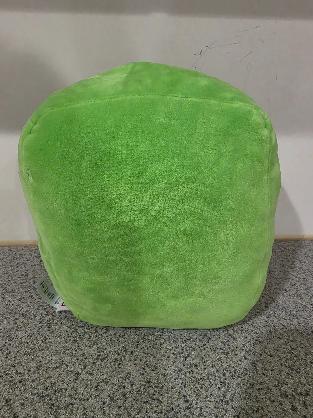 Kids Plush Creeper Costume Pillow - Green Superhero Style